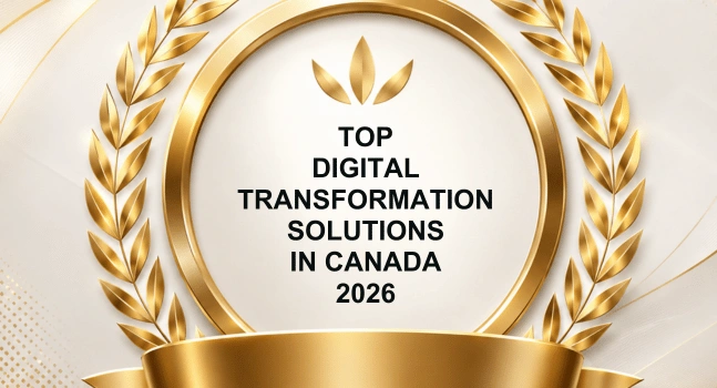 Gold digital transformation award recognizing IPSG Technology as a top solutions provider in Canada